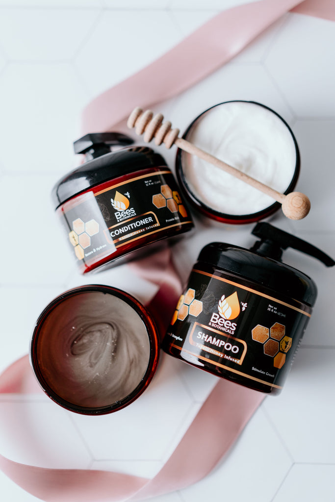 Tupelo Honey Infused Shampoo and Manuka Honey Deep Conditioner Set
