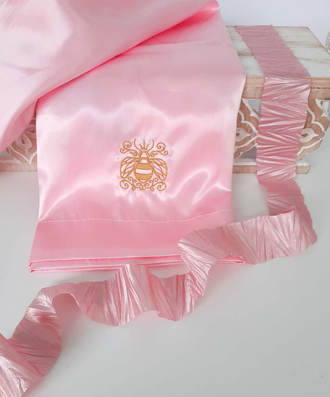 Signature Queen Bee Satin Pillowcase Gift Box